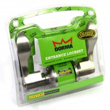 Dorma Entrance Cylindrical Lever Lockset DL3 Dahn Finishes US15 Standard Stainless Steel